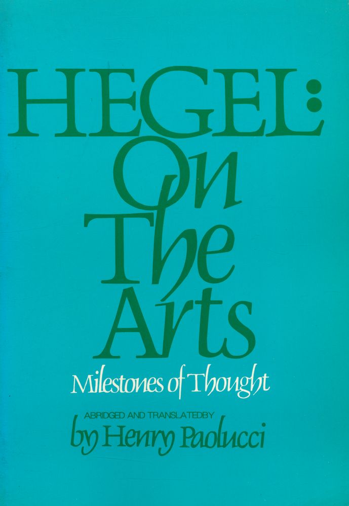『HEGEL : On The Arts』 1