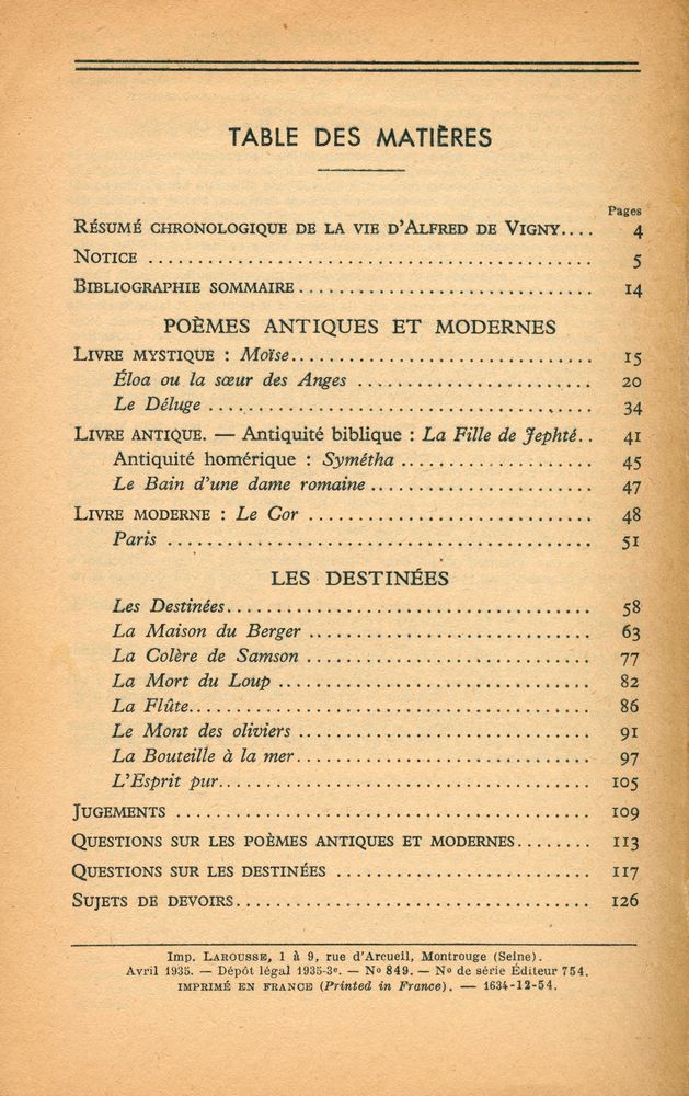 『POÉSIES CHOISIES』 2