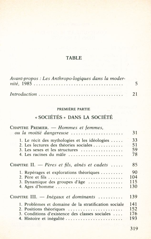 『ANTHROPOLOGIQUES』 2