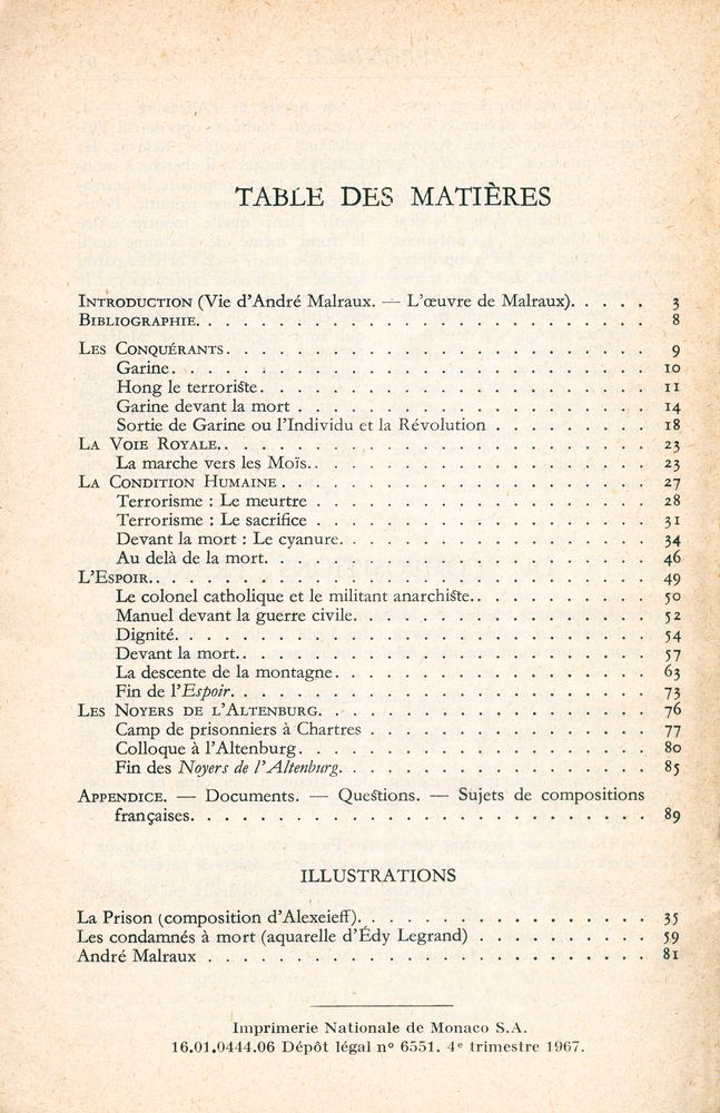 『PAGES CHOISIES : ROMANS』 2