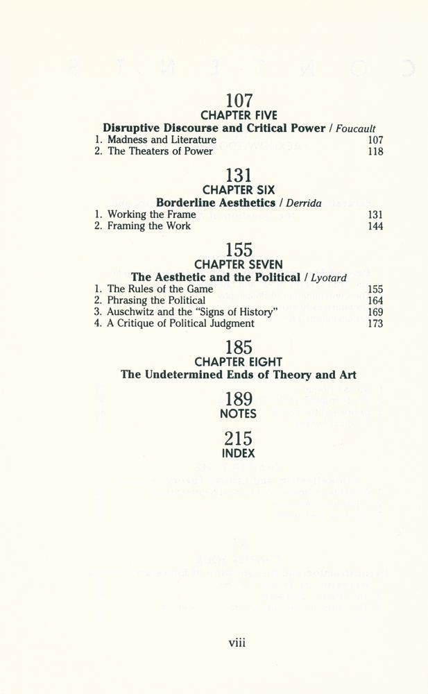 『PARAESTHETICS : Foucault, Lyotard, Derrida』 3