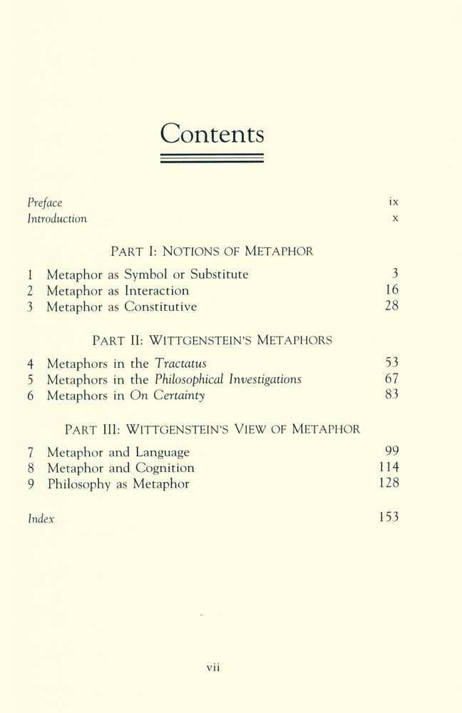 『WITTGENSTEIN AND METAPHOR』 2