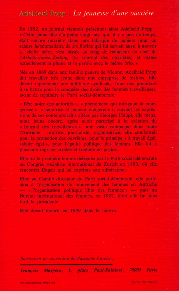 『La Jeunesse d'une ouvrière』 3