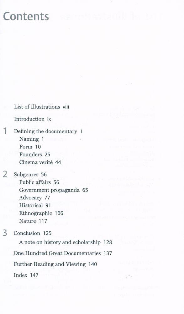 『DOCUMENTARY FILM : A Very Short Introduction』 2