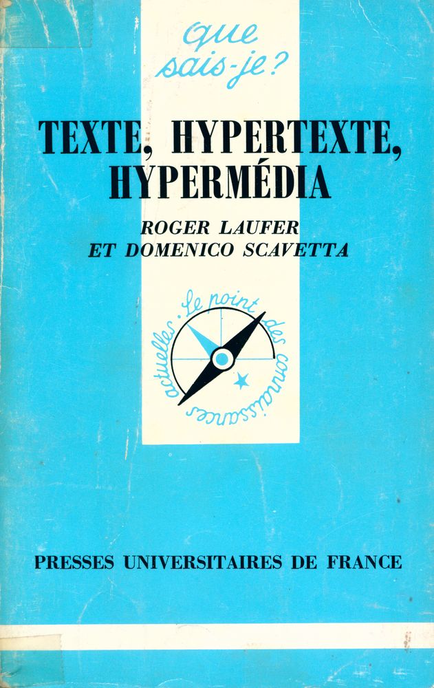 『TEXTE, HYPERTEXTE, HYPERMÉDIA』 1