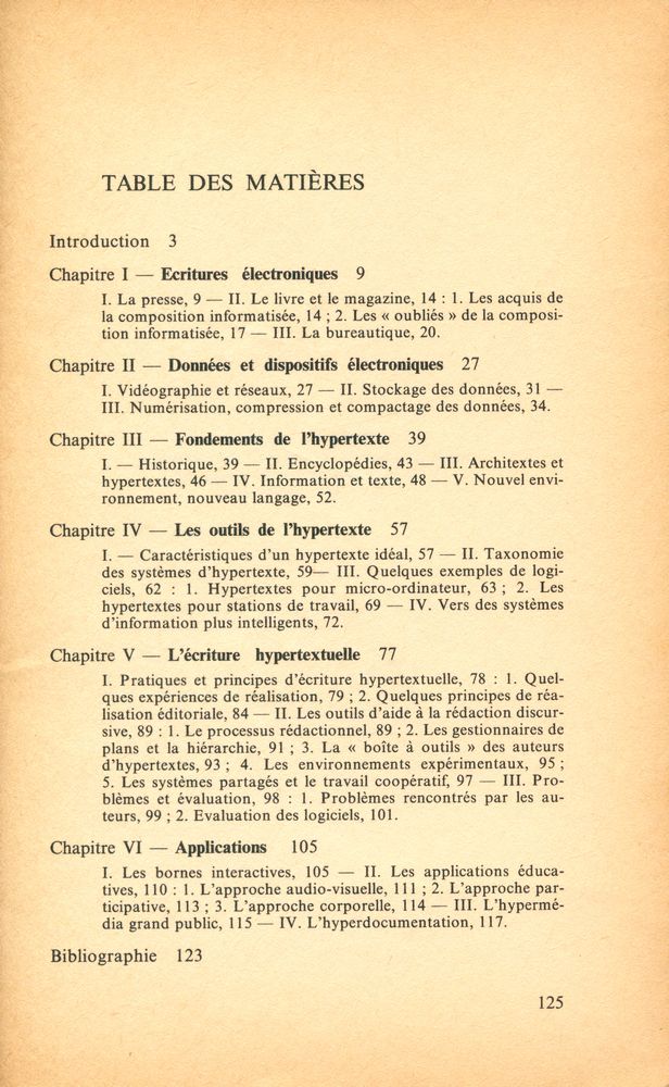 『TEXTE, HYPERTEXTE, HYPERMÉDIA』 2