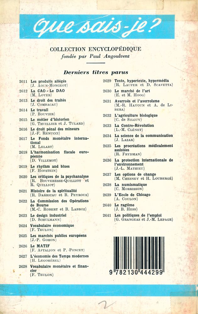 『TEXTE, HYPERTEXTE, HYPERMÉDIA』 3