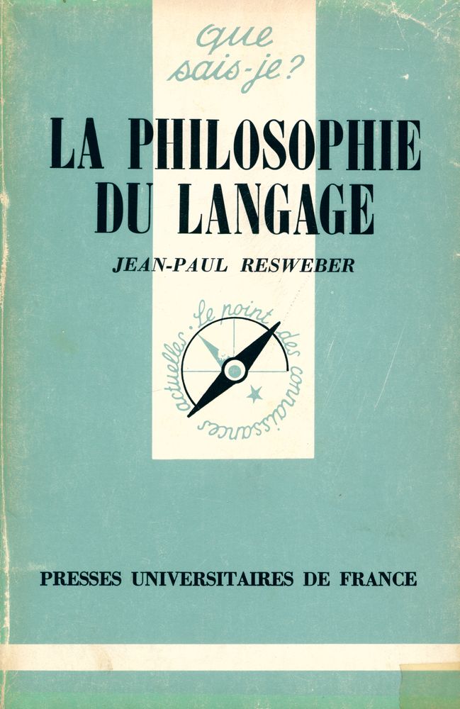 『LA PHILOSOPHIE DU LANGAGE』 1
