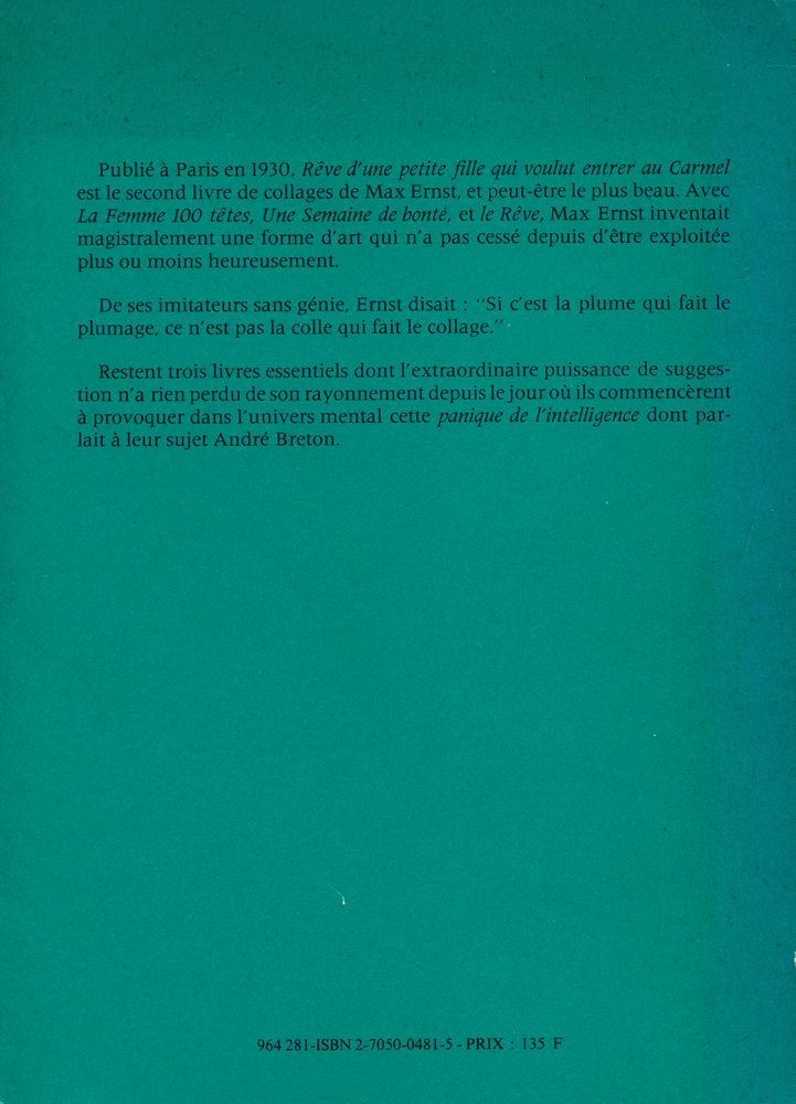 『REVE D'UNE PETITE FILLE QUI VOULUT ENTRER AU CARMEL』 3