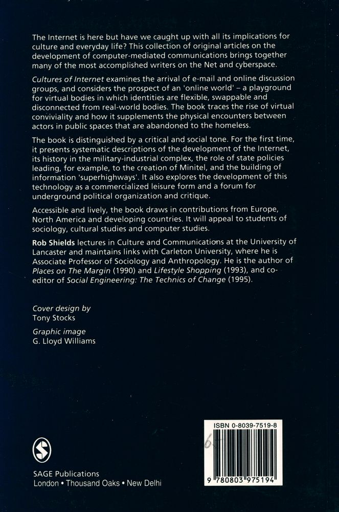『CULTURE OF INTERNET : VIRTUAL SPACES, REAL HISTORIES, LIVING BODIES』 3