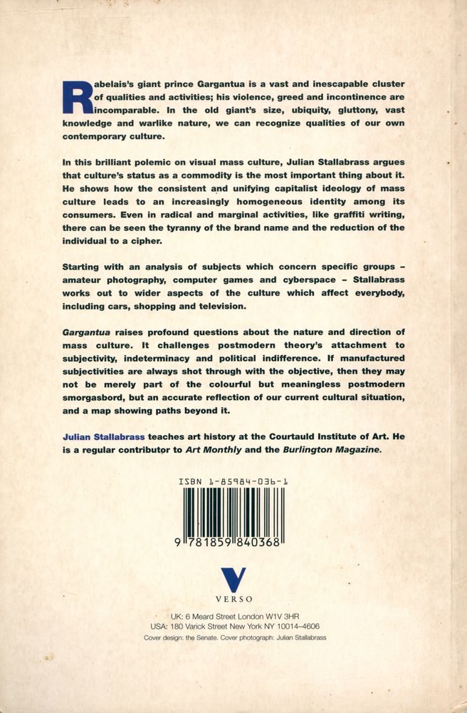 『GARGANTUA : Manufactured Mass Culture』 3