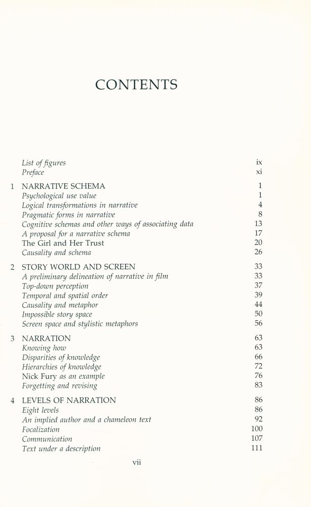 『Narrative comprehension and film』 2