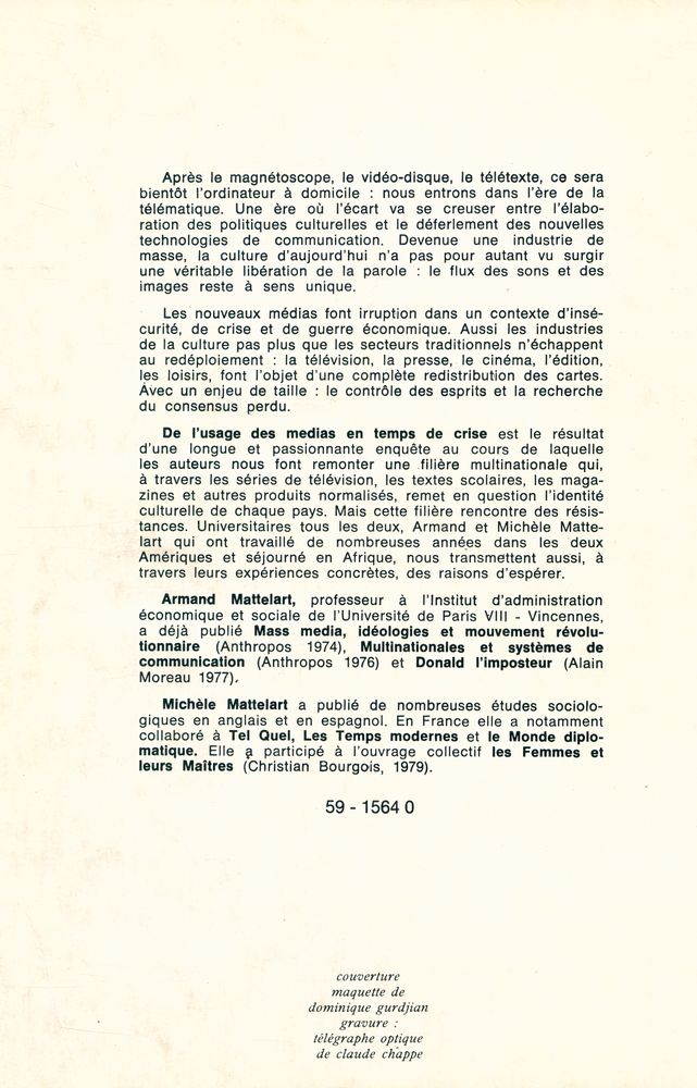 『DE L'USAGE DES MEDIAS en temps de crise』 5