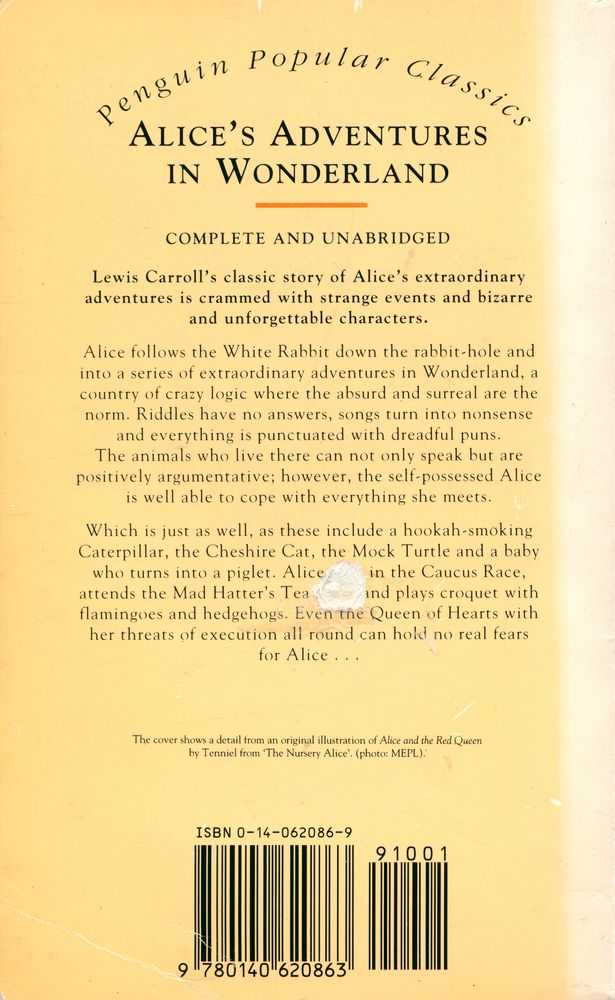 『Penguin Popular Classics - ALICE'S ADVENTURES IN WONDERLAND』 3