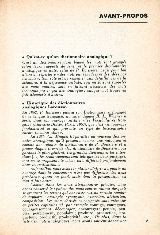 『nouveau dictionnaire analogique』 2