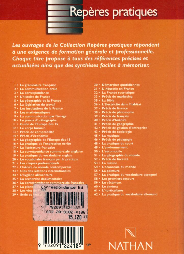 『La correspondance』 3