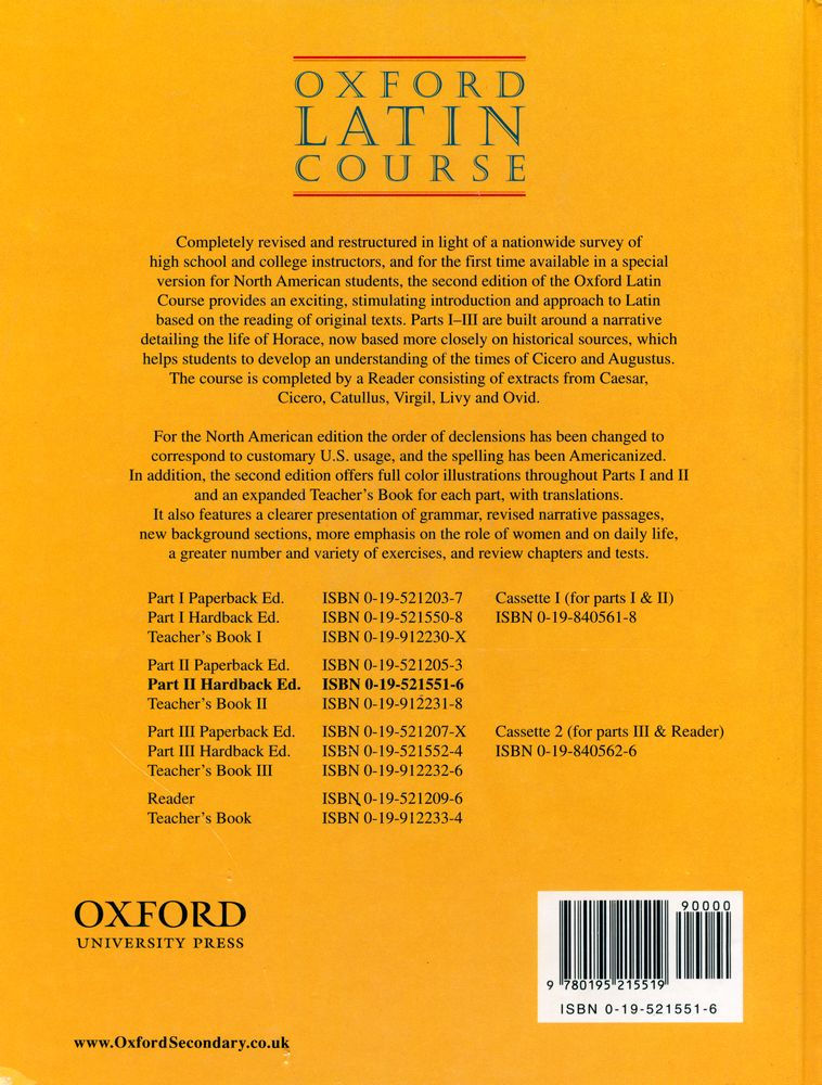 『OXFORD LATIN COURSE PART 2』 3