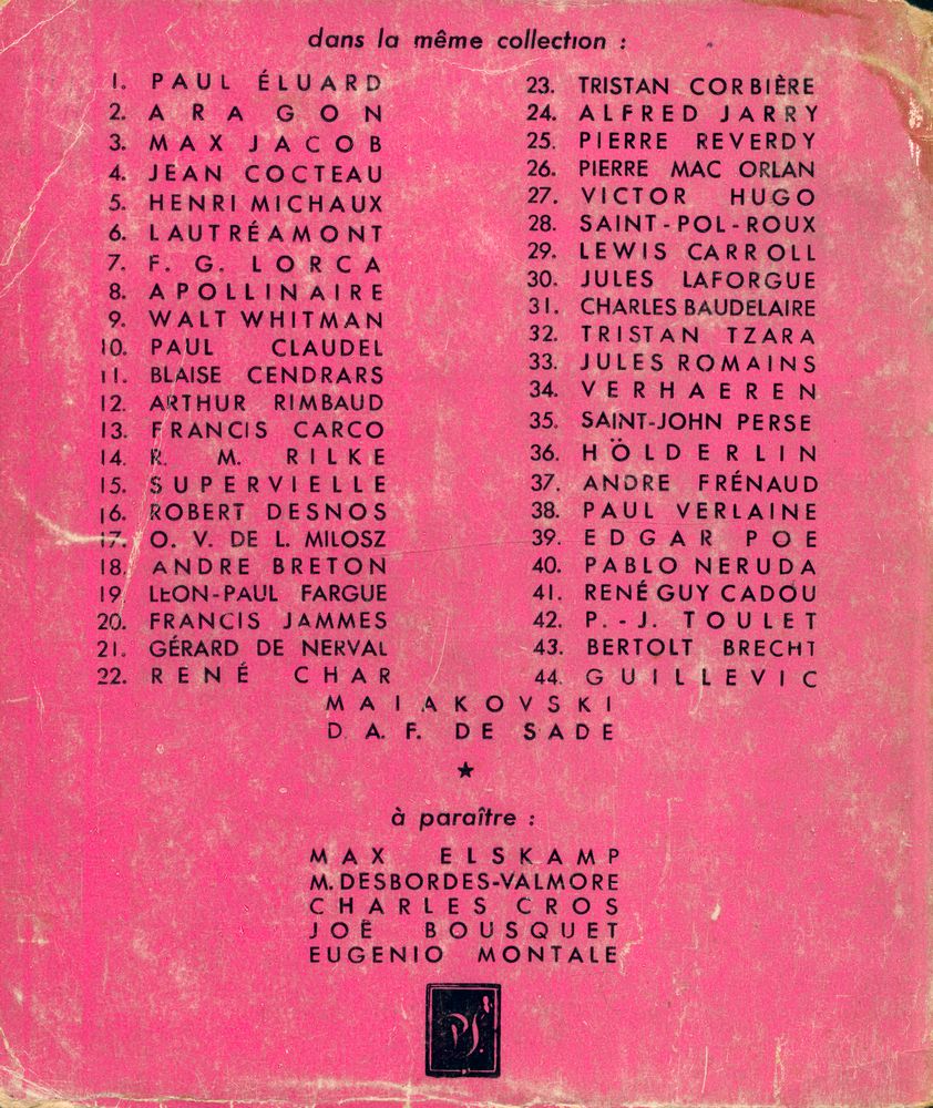 『JEAN COCTEAU : poètes d'aujour d'hui』 4
