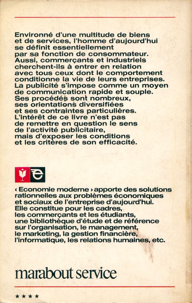 『LA PUBLICITÉ : PRINCIPES ET MÉTHODES』 3