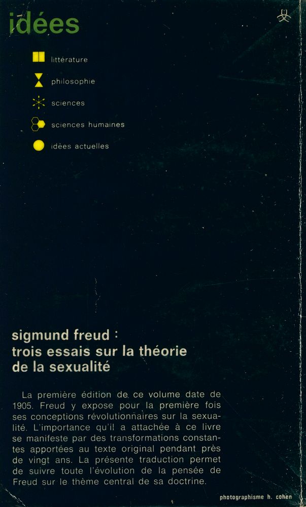 『trois essais sur la théorie de la sexualité』 4