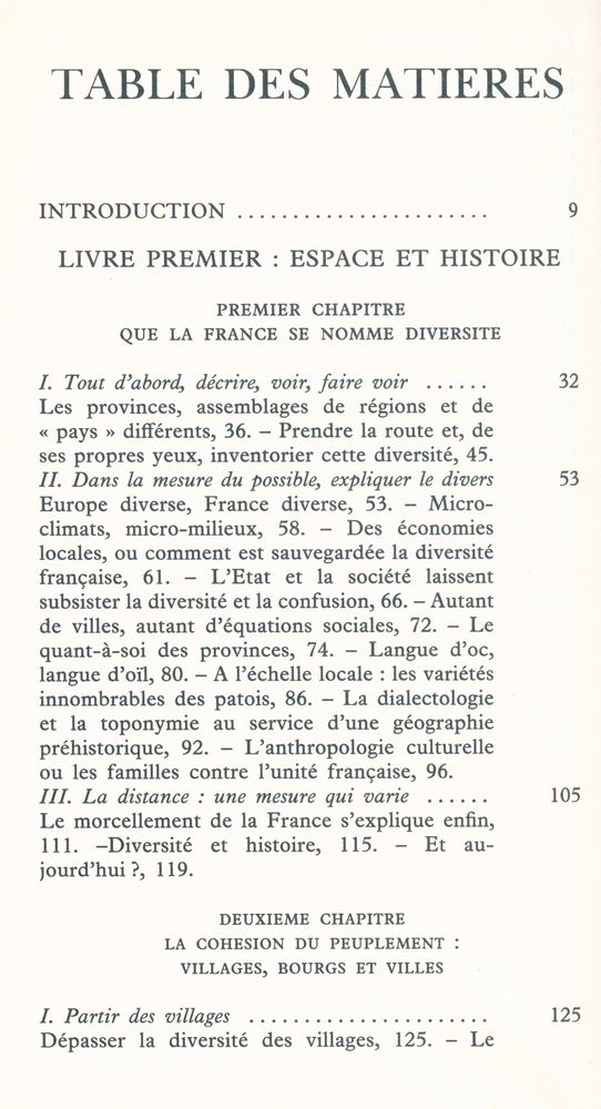 『L'IDENTITÉ DE LA FRANCE : Espace et histoire』 2