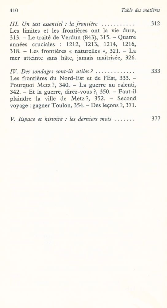 『L'IDENTITÉ DE LA FRANCE : Espace et histoire』 4