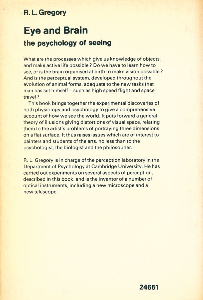 『Eye and Brain : the psychology of seeing』 3