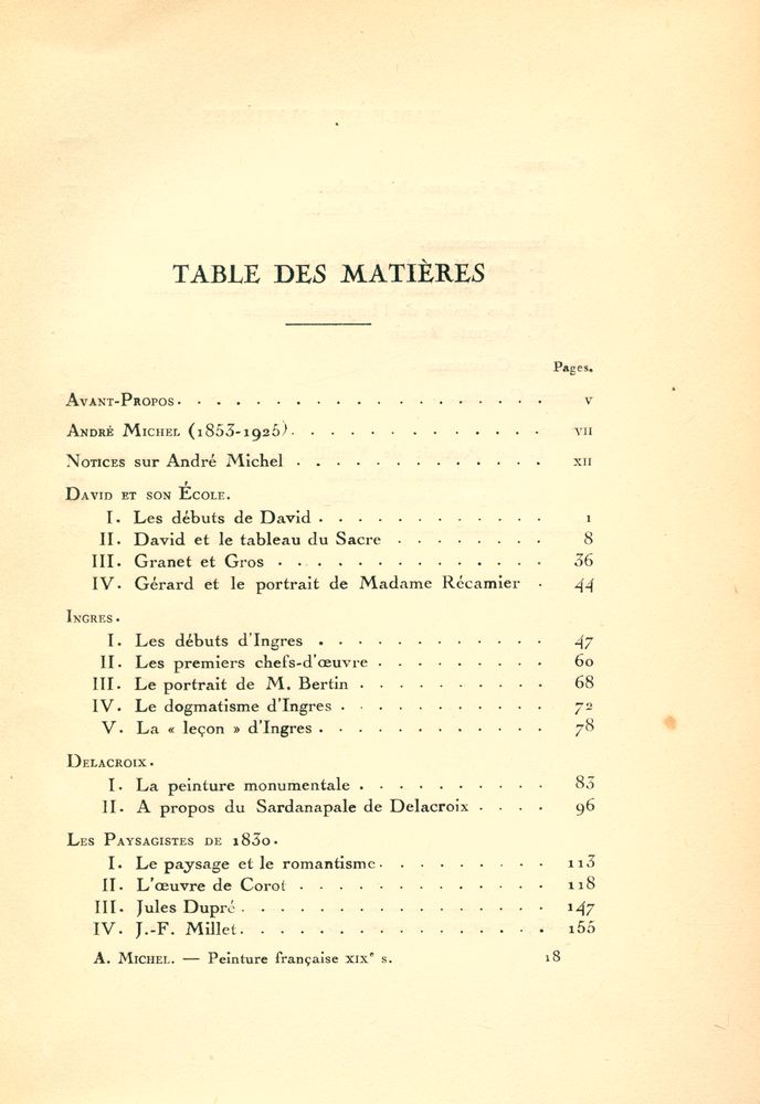 『SUR LA PEINTURE FRANÇAISE AU XIX SIÈCLE』 2