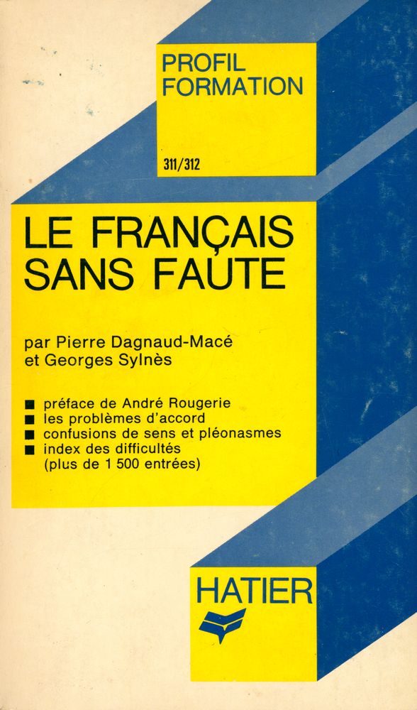 『PROFIL FORMATION 311/312 - LE FRANÇAIS SANS FAUTE』 1