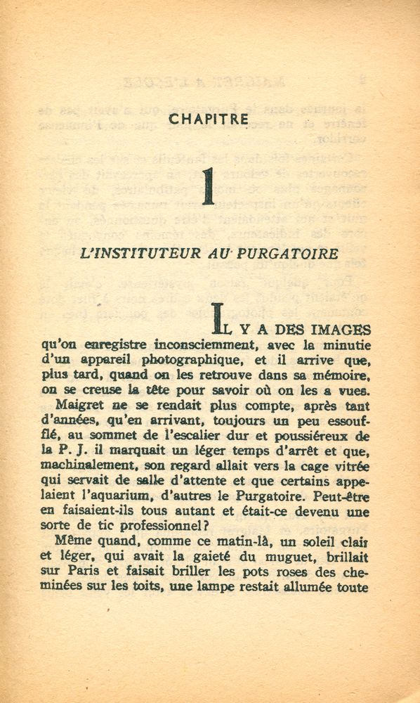 『MAIGRET À L'ÉCOLE』 2