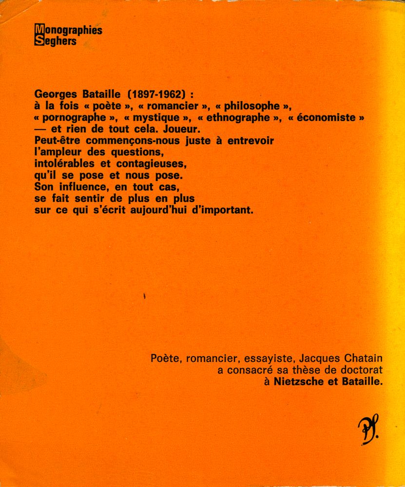 『GEORGES BATAILLE』 3