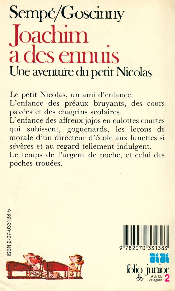 『Joachim a des ennuis - Une aventure du petit Nicolas』 3