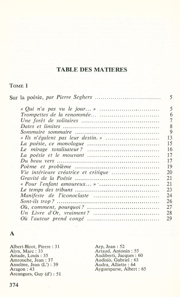 『le livre d'or de la poésie française seconde partie (tome deux) : de 1940 à 1960』 2