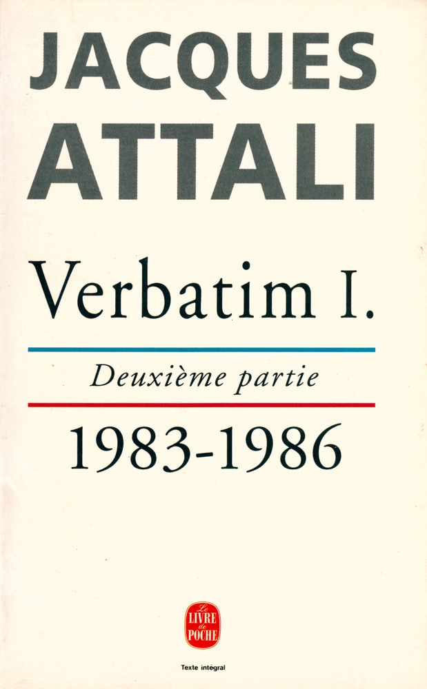 『Verbatim Ⅱ : Chronique des années 1981 - 1986 : Deuxième Partie :1983 - 1986』 1