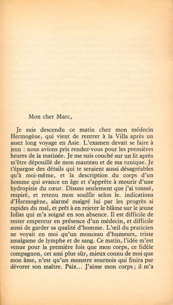 『Mémoires d'Hadrien』 2