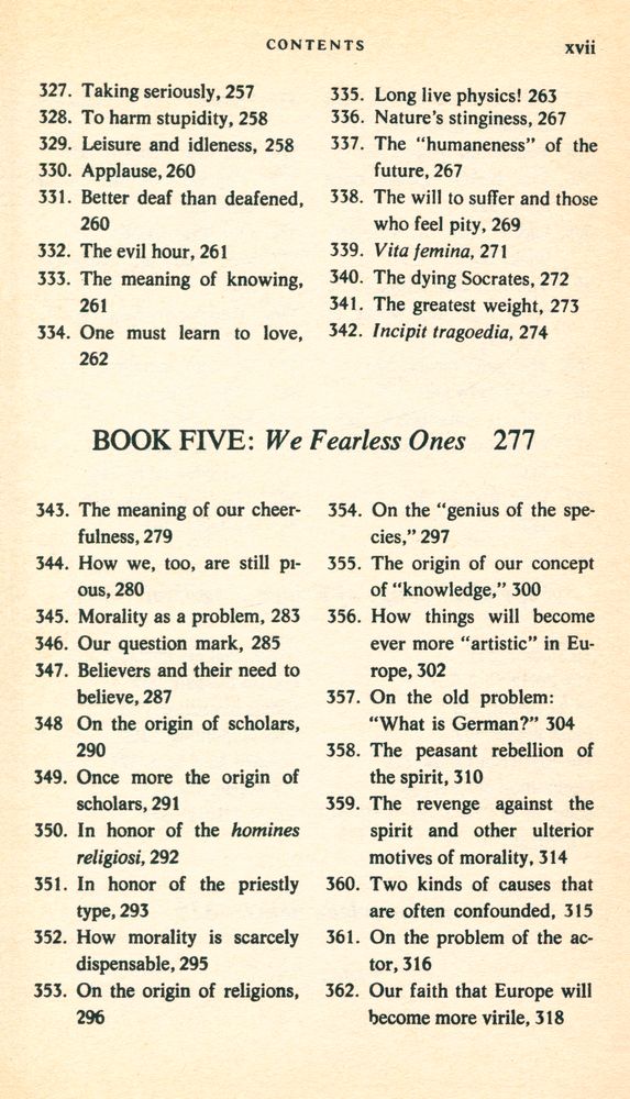 『THE GAY SCIENCE : with a prelude in rhymes and an appendix of songs』