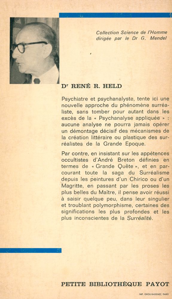 『L'ŒIL DU PSYCHANALYSTE : Surréalisme et surréalité』 3