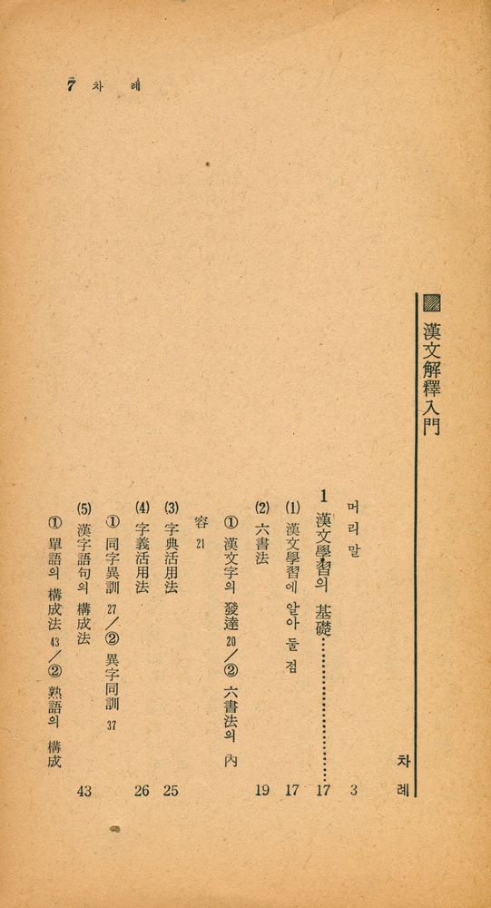 『瑞文文庫 213 - 漢文解釋入門(서문문고 213 - 한문해석입문)』 2
