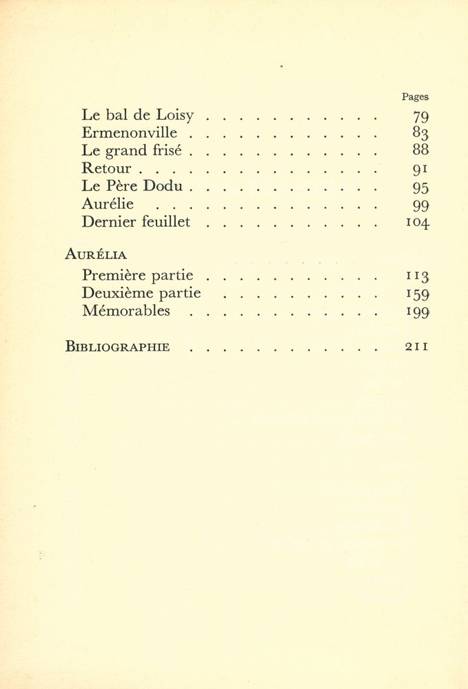 『LES CHIMÈRES, SYLVIE, AURÉLIA』 4
