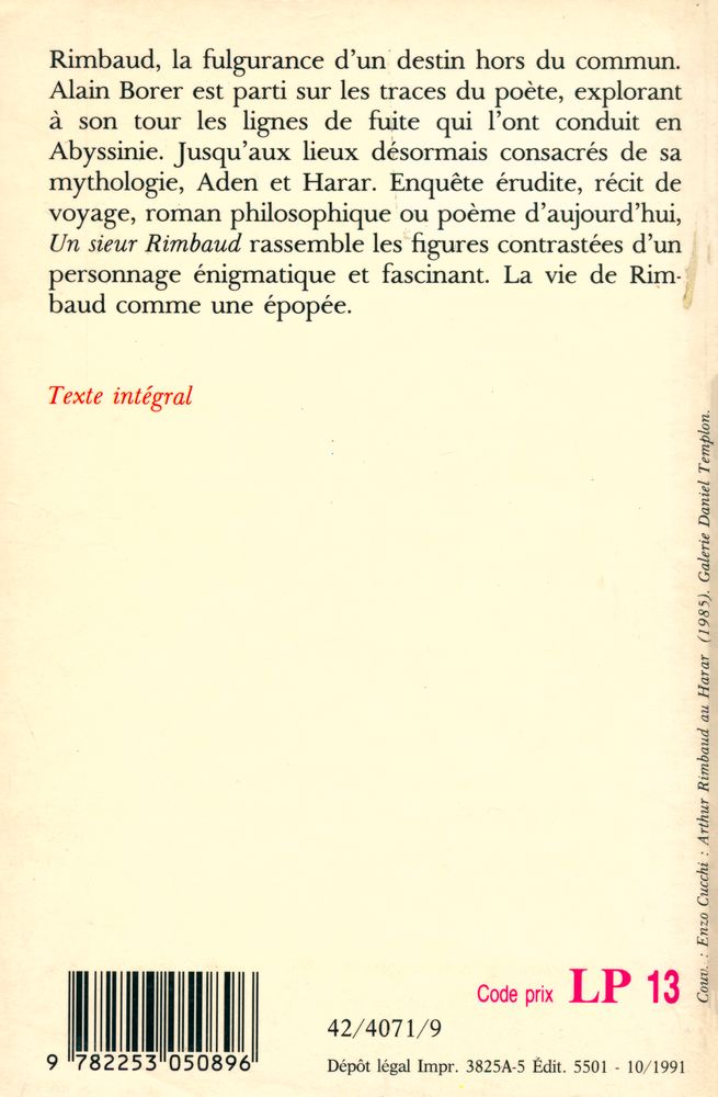 『UN SIEUR RIMBAUD : LA TERRE ET LES PIERRES』 7