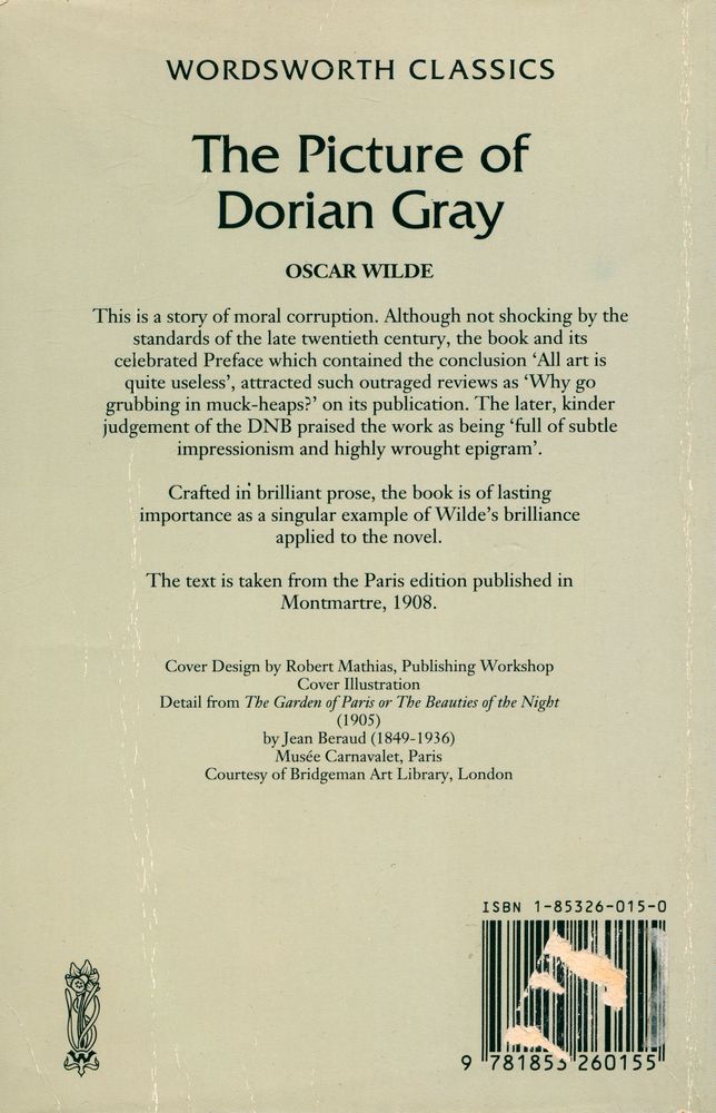 『The Picture of Dorian Gray』 3