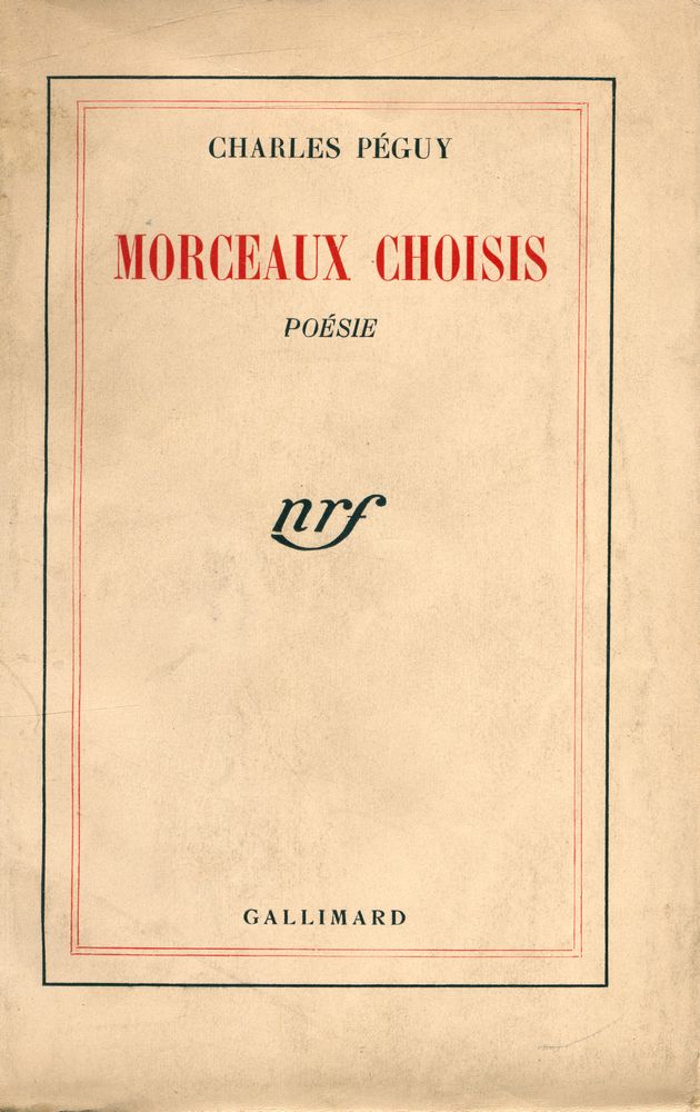 『MORCEAUX CHOISIS : POÉSIE』 1