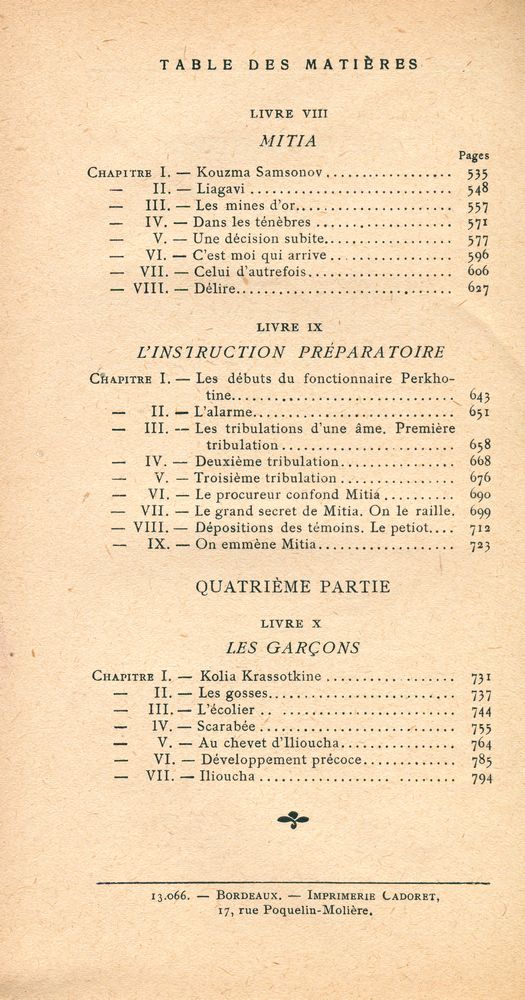 『LES FRÈRES KARAMAZOV』 2