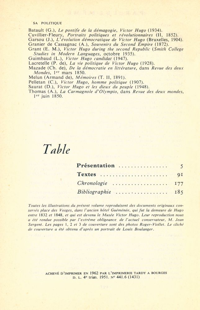 『VICTOR HUGO par lui - même』 2