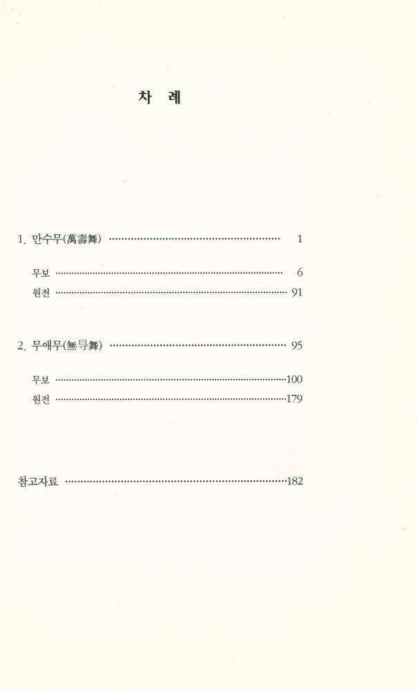 『궁중무용무보 제11집』 2
