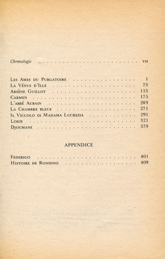 『Carmen et autres nouvelles Tome Ⅱ』 2