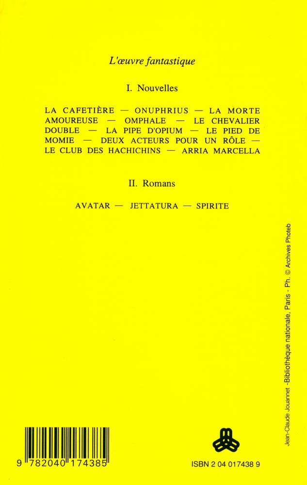 『L'œuvre fantastique Ⅰ - Nouvelles』 3