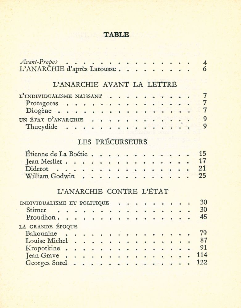 『écrits sur l'anarchie』 2