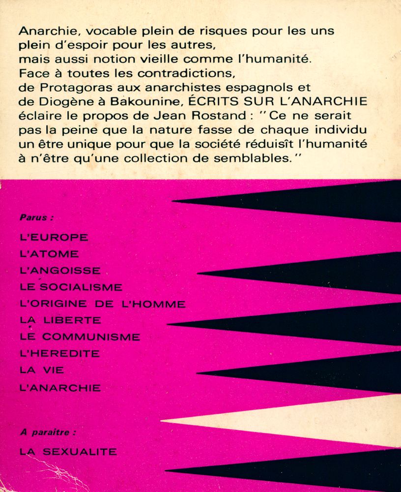 『écrits sur l'anarchie』 4