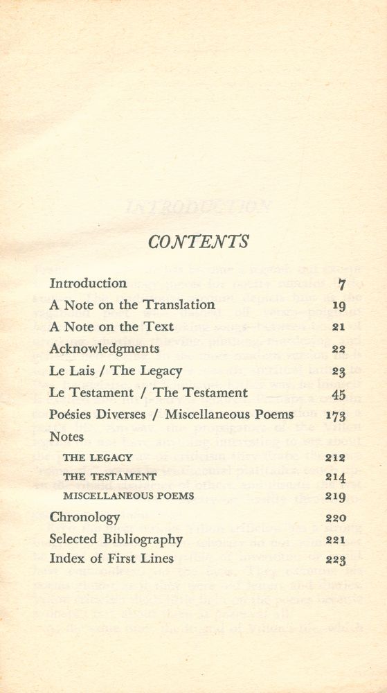 『The Poems of FRANÇOIS VILLON』 2